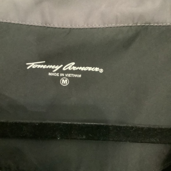 Tommy Armour Men’s Windbreaker Jacket, Black, Size Medium - Picture 2 of 4